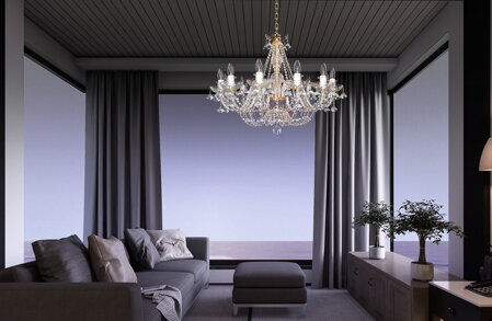 Living Room Crystal Chandelier