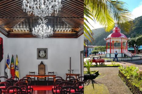 Czech Crystal Adorns a Historic Town Hall on the Azores